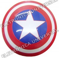 Escudo Capitão America (Branco)